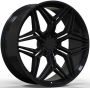 Легковой диск Skill Wheels SV185 10x22 6x139,7 ET-10 77,8 чёрный глянцевый